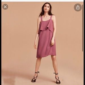 Aritzia Pink Ellipse Dress